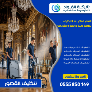 "فريق تنظيف محترف من شركة الفؤاد للتنظيف"